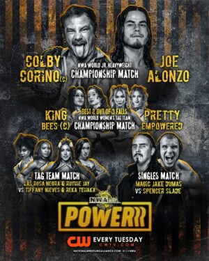 Nilka García Solís Instagram - Season 18 begins at HARD TIMES in Dothan, AL!
It’s NWA POWERRR day!! Tune in now on @thecw !!!