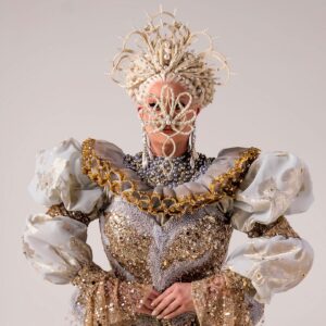 Nina West Instagram - This look was another story that my good judy Florence D’lee @florencedlee helped me concept and develop. She then worked pretty closely with the brilliant Jack Baxter @wigchapel to bring this Cersei Lannister meets @diana.damrau meets Bram Stoker’s bloody babes in a Sci Fi pearl fantasia to life. And yes, the eye piece is actually an extension of the wig. HAIR! HAIR! HAIR!

This is one of my very favorite moments I have had on the main stage at @rupaulsdragrace and to pair it with what is arguably the best Rusical EVER is pretty incredible. #holyguacamole #rosemariesbabyshower 

👗 @florencedlee
🎩 @wigchapel
💄 @callitodeh
📸  @jenniferenglert

#ninawest #nineconic #rusical #bringbackmypearls #rupaulsdragrace #allstars9 #gameofthrones