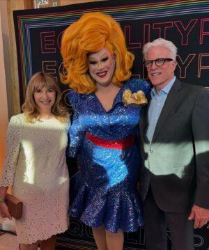 Nina West Instagram - June was a busy month full of Pride and Pride activities! I had the honor of hosting Equality PAC’s 10th Anniversary Celebration and Gala at Union Station in Washington DC! 

The event honored the remarkable @mary_steenburgen and @teddanson with the 2024 Nancy Pelosi Equality Ally Award, celebrating their allyship and that they have proudly, relentlessly, and without hesitation stood up for LGBTQ individuals and their rights. 

Equality PAC is the political arm of the Congressional Equality Caucus and is dedicated to the full legal and societal equality for LGBTQ Americans. All funds raised into Equality PAC are spent supporting and electing openly LGBTQ individuals and strong LGBTQ allies to the United States Congress who are committed to passing the Equality Act – the comprehensive LGBTQ civil rights bill that would make discrimination against LGBTQ persons in housing, employment, and financing opportunities illegal; addressing LGBTQ Americans’ daily struggles and fears of what could happen to them or what they could lose simply because of who they are and who they love; and to ensuring full civil rights and protections for all LGBTQ Americans.

Thank you @equalitypac for the honor of having me serve as host for this event. 

#equalitypac #ninawest