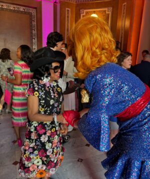 Nina West Instagram - June was a busy month full of Pride and Pride activities! I had the honor of hosting Equality PAC’s 10th Anniversary Celebration and Gala at Union Station in Washington DC! 

The event honored the remarkable @mary_steenburgen and @teddanson with the 2024 Nancy Pelosi Equality Ally Award, celebrating their allyship and that they have proudly, relentlessly, and without hesitation stood up for LGBTQ individuals and their rights. 

Equality PAC is the political arm of the Congressional Equality Caucus and is dedicated to the full legal and societal equality for LGBTQ Americans. All funds raised into Equality PAC are spent supporting and electing openly LGBTQ individuals and strong LGBTQ allies to the United States Congress who are committed to passing the Equality Act – the comprehensive LGBTQ civil rights bill that would make discrimination against LGBTQ persons in housing, employment, and financing opportunities illegal; addressing LGBTQ Americans’ daily struggles and fears of what could happen to them or what they could lose simply because of who they are and who they love; and to ensuring full civil rights and protections for all LGBTQ Americans.

Thank you @equalitypac for the honor of having me serve as host for this event. 

#equalitypac #ninawest