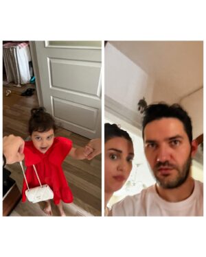 Nisan Hakan Özkan Instagram - İyi bayramlar tekrardan 🙋🏻‍♂️ #nisanhakan #sedaözkan #evaqueen #kurbanhediyesibarbibebek