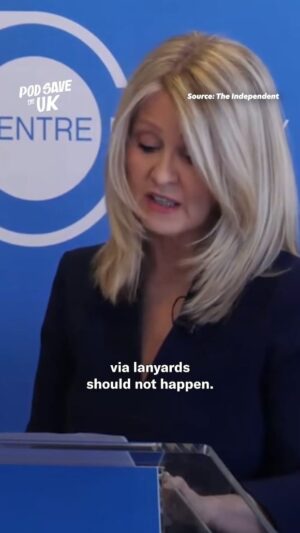 Nish Kumar Instagram - Esther McVey Goes To War on... The Rainbow Lanyard (?!)

From the new Pod Save the UK with @GeorgeMonbiot, @cocobyname & @MrNishKumar. Listen now, available wherever you get podcasts. 

#PodSaveTheUK #Politics #UKPolitics #News #CurrentAffairs #UK #FYP #Trending #NishKumar #Labour