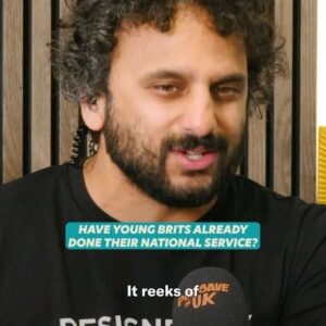 Nish Kumar Instagram - 🚨NEW POD SAVE THE UK🚨 Young people have already done their national service in the pandemic.

@MrNishKumar, @cocobyname & Liz Bates on the new Pod Save the UK. Listen now, available wherever you get podcasts. 

#PodSaveTheUK #Politics #UKPolitics #News #CurrentAffairs #UK #FYP #Trending #NishKumar #Labour  #NationalService