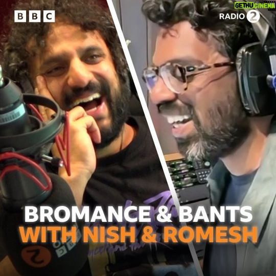 Nish Kumar - 2.7K Likes - "Now you're on Radio 2, you're full of sunshine!"
Nothing but love between these two!
It's all bants and laughs - just search 🔎 Romesh on BBC Sounds!