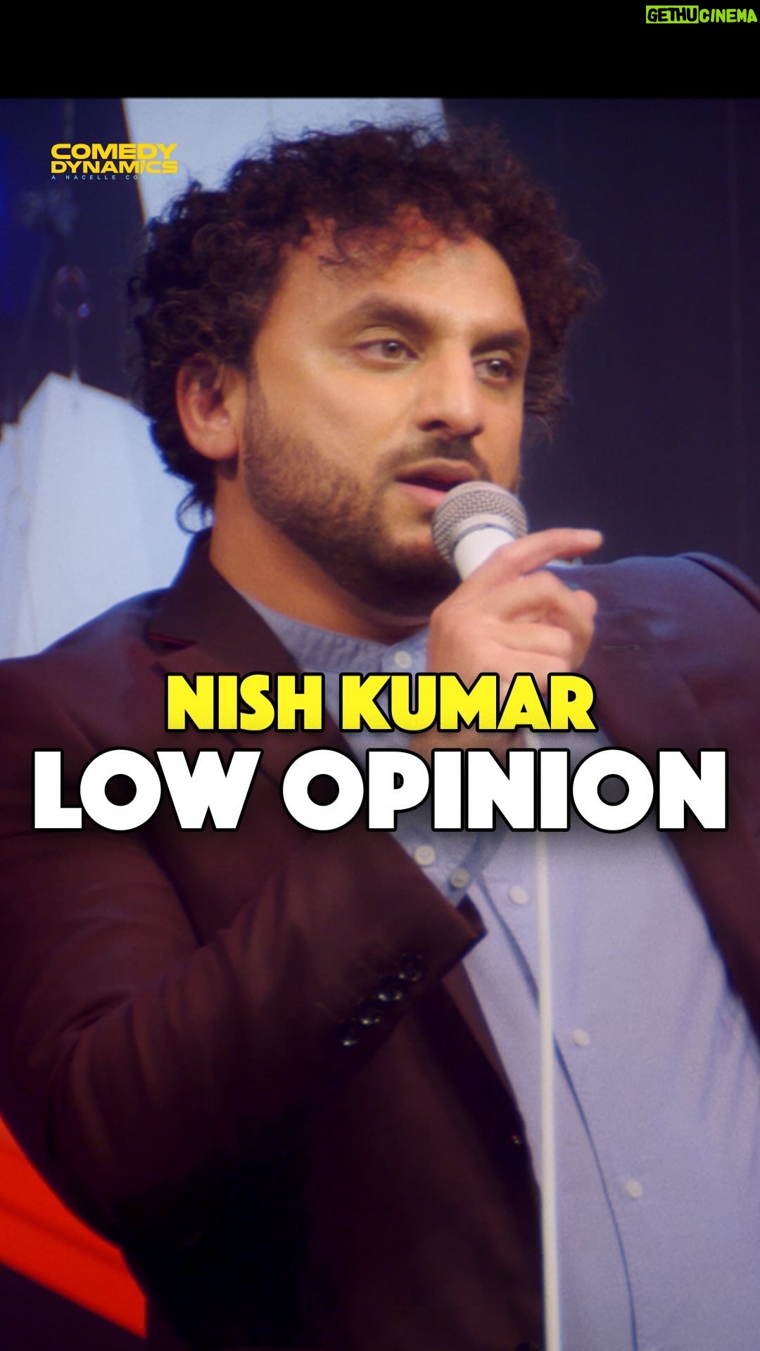Nish Kumar - 1.3K Likes - How do we live with ourselves, truly?
Nish Kumar’s NEW Special, Your Power, Your Control, is OUT NOW! Available on Apple TV, Amazon Prime Video, Vimeo, YouTube, and more!
Like what you see? There’s lots more where it came from! Watch FREE comedy 24/7 on the Comedy Dynamics channel (link in bio)
#comedydynamics #nishkumar #newcomedy #comedyshowcase #ukcomedy #comedygold #lowopinion #selfhate