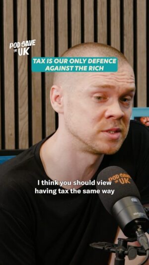Nish Kumar Instagram - We need tax to defend ourselves against the rich.

@garyseconomics on the new Pod Save the UK with Cat Hobbs, @cocobyname & @MrNishKumar. Listen now, available wherever you get podcasts. 

#PodSaveTheUK #Politics #UKPolitics #News #CurrentAffairs #UK #FYP #Trending #NishKumar #Labour #economics