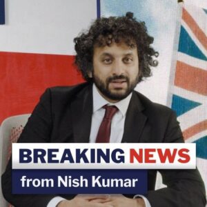 Nish Kumar Instagram - Breaking news 🚨 Water companies are treating our rivers and seas like a toilet. We’re all sick of this sh*t 🚽💩

The UK’s rivers and seas are awash with pollution, with water companies having free rein to pour raw sewage in our waters without any major consequences. They're putting their profits over our health, our wildlife and our planet.

Say no to a sh*t beach near you 🚫 Head to the Linktree link in our bio to demand a right to a healthy environment.

#pollution #climatenews #climateaction #protectnature