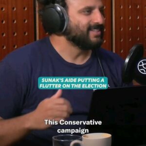 Nish Kumar Instagram - Sunak's Aide Putting a Flutter on the Election

From the new Pod Save the UK with @zoeagrunewald, @MrNishKumar & @cocobyname. Listen now, available wherever you get podcasts. 

#PodSaveTheUK #UKElection