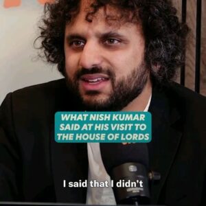 Nish Kumar Instagram - "It wasn't all LOLs" - @MrNishKumar on what he said at his House of Lords visit.

From the new Pod Save the UK with @cocobyname. Listen now, available wherever you get podcasts. 

#PodSaveTheUK #Politics #UKPolitics #News #CurrentAffairs #UK #FYP #Trending #NishKumar #Labour