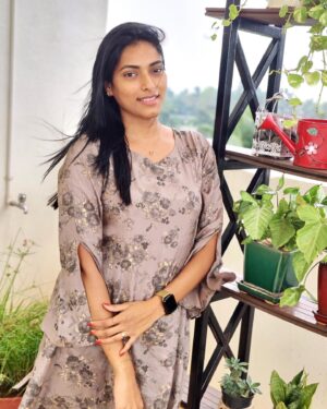 Nisha Jagadeeswaran Instagram - Wherever life plants you..🌱bloom with grace..☘️❤️💯