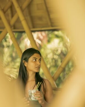Nivedhithaa Sathish Instagram - If serene had a synonym, @hideoutbali 🤍🍃
You guys have all of my heart! 

@pickyourtrail