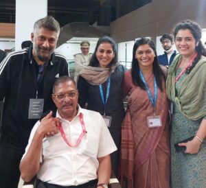 Nivedita Bhattacharya Instagram - The Vaccine War

The Precision of science!
The victory of perseverance!!

Learnt so much.
Enriched. 
Proud. 

Forever in awe of you Dr. PRAGYA (pic 9) & Dr. Balraam and our Scientists.🙏
Thank you 

@vivekagnihotri
@pallavijoshiofficial

❤️❤️

#TheVaccineWar 
#IndiaCanDoIt
#scientistslife
#actorslife 
#countyourblessingseveryday 
❤️