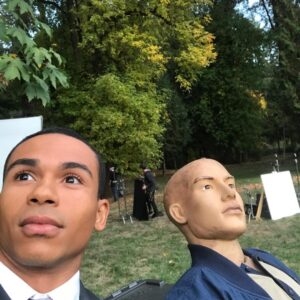 Noah Gray-Cabey Instagram - Alriiight West Coast! Pretty Little Liars: The Perfectionists starts in an hour on Freeform at 8pm!! Me and my boy Chill Phil here looking to the future like 😱 cuz we know secrets you don't 👀 Don't miss tonight's episode. The wonderful @kleascott will knock your socks off, and you get to meet Mason Gregory (yours truly) too! If you miss it, it'll be on Hulu...but don't miss it!!!!!!!! @prettylittleliars @prettylittleperfection #plltheperfectionists #prettylittleliars