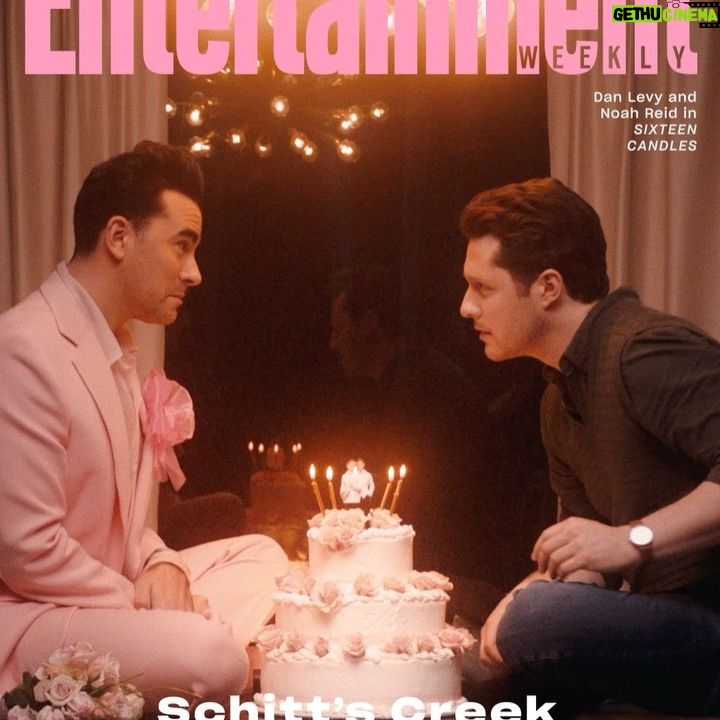 Noah Reid - 55.1K Likes - This shoot was insanely fun, and an amazing homage to my favourite TV couple. Featuring @instadanjlevy as Ingrid Bergman, Molly Ringwald and Julia Roberts, and absolutely nailing it. Thanks @entertainmentweekly we needed this.