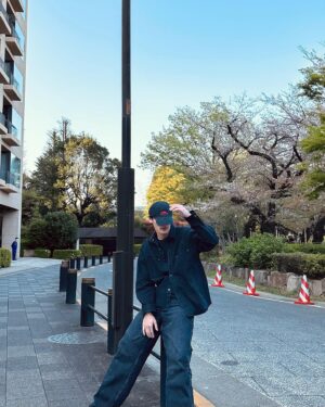 Noppakao Dechaphatthanakun Instagram - First sakura 🌸🖤