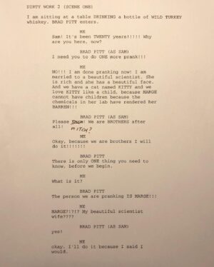 Norm Macdonald Instagram - @bobsaget asked me to write Dirty Work 2! So I worked all day yesterday and finished it! 
He’s read the full 500 page script and thinks I need a “professional” screenwriter’s help.... Here are a few of my best scenes! YOU be the judge!!! #DirtyWork2