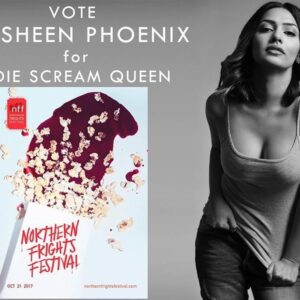 Nosheen Phoenix Instagram - How has it been 4 years already @glasscabinfilms ?! 😜💙 #VEXEDmovie #Leah #Horrorshort #screamqueen 👹