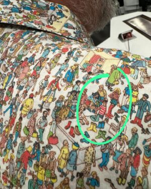 Nuno Markl Instagram - Esta manhã, o @vascopalmeirim e a @marisaliz_oficial tentaram; mas só a @marta_ccampos encontrou o sacana do Wally. E encontrou-o EM SEGUNDOS, perto do ombro direito.
