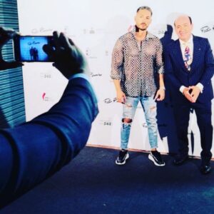 Nyno Vargas Instagram - Anoche desfilando en la presentacion de la colección de @felixramirodesigner @mbfwmadrid lo pasamos de lujo 👌 Gracias por todo❤