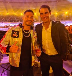 Nyno Vargas Instagram - Gozando con el primo @rafaelnadal lo metemos a un tema a cantar flamenquito o que? 🤭🤭