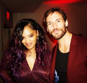 Nzingha Stewart Instagram - One more because this guy. You made me a better director @mrsamclaflin 🎸
📷: @ltstillpix