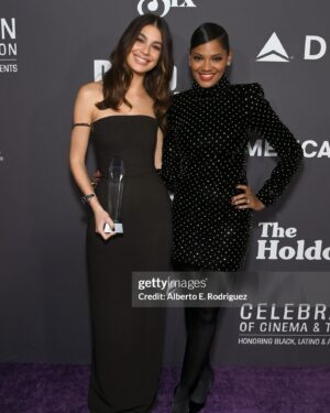 Nzingha Stewart Instagram - I haven’t posted anything in a while. With all that’s been going on the world, it’s been like who cares… but last night I got to present an award to @camilamorrone who is a wonderful actor who worked her ass off and so deserved this. We did a thing and it was a night. #celebrationofcinemaandtelevision #criticschoiceawards #daisyjonesandthesix