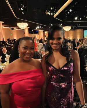 Nzingha Stewart Instagram - Well I didn’t win…  but I kind of felt like I did. 

It was so wonderful to be in a room full of my peers, inspiring to hear and feel their deep love of cinema, and it TRULY was an honor to be nominated for a show that I loved so deeply. Thank you DGA for a stone cold gas.
Thank you EVERYONE on #TeamDaisy for making it possible for me to be in the room where it happens ❤️
#dgaawards #directorsguildofamerica

💄 @mylahmorales 
💇🏽‍♀️ @colormenatosha