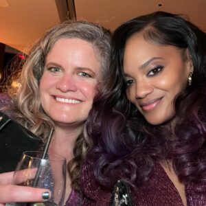 Nzingha Stewart Instagram - Last night was mad real.
#daisyjonesandthesix 
Thank you @shannonpezzetta and @colormenatosha for taking me from Grizzly Adams to a classy lady😍