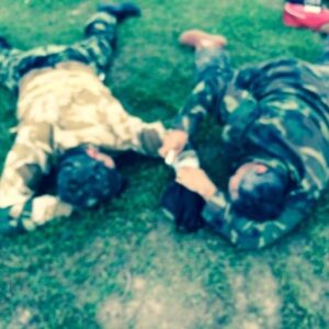Oleksii Arestovych Instagram - - 10 лет назад. 

Фото с занятий по такмеду и инженерной подготовке на «Народном резервисте».

#арестович