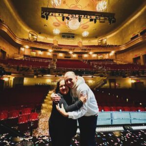 Olga Merediz Instagram - So much fun and so many laughs last night at @spamalotbway on Broadway. Thank you to my dear, funny, talented friend @jimmysmagula for taking us backstage to meet the cast! And thanks to my other talented friend @deborahjeantemplin for just being fabulous.