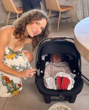 Olivia Grace Applegate Instagram - One of the things I couldn’t post during the #sagaftrastrike VACATION FRIENDS 2 on HULU!!! It was Hulu’s #1 streaming movie worldwide in September, so thank you for watching!! Swipe to see my terrifying fake baby. This was a dream job. Please check it out if you haven’t already! It’s a blast!