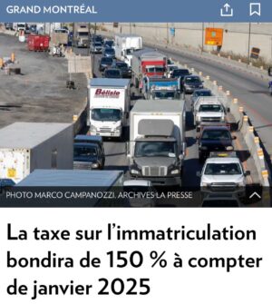 Olivier Primeau Instagram - La population est à bout de souffle, je peux pas croire que personne au gouvernement s’en rend compte 😅

C’est tellement gênant d’habiter au Québec en 2024. Comme je le dis souvent, ceux qui sont au pouvoir ne sont pas capables de créer de nouveaux revenus autrement qu’en nous taxant encore et encore. Nous sommes dirigés par des gens qui n’ont aucune compréhension de ce qu’est gérer une entreprise. Que vous le vouliez ou non, gérer une province comme le Québec, c’est exactement comme gérer une entreprise. Les gens vont dire « oui, mais tu dois aussi comprendre le côté social, etc. » et je comprends, mais en même temps tout le monde, sans exception, se plaint que tout coûte trop cher, que l’impôt et les taxes n’ont pas de bon sens. Un jour, il va falloir prendre une décision et mettre des gens au pouvoir qui comprennent comment gérer de l’argent et non juste venir nous voler à chaque fois qu’ils ont besoin d’argent.
