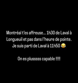 Olivier Primeau Instagram - Je vais être obligé de m’acheter un hélicoptère… je vais sûrement devoir payer la taxe de l’air de Montréal 😂