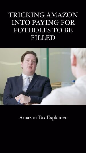Oobah Butler Instagram - Tricking Amazon Into Paying For Potholes To Be Filled - AMAZON TAX EXPLAINER