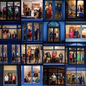 Orla Brady Instagram - Look at this gorgeous shoot for #RTENewSeason by @ruthlessimagery. Best and classiest promo ever to launch RTE Autumn season. Spot our own @stevethewall who stars in #SouthWeaterlies 💜💜💜