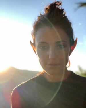 Orla Brady Instagram - I have wrapped on #StarTrekPicard season 2 and it is time to take off my beloved pointy ears alas. Not sure I even like my own ears anymore... 🖖🏻
#StarTrek @StarTrek #Laris #cheekyfeckers