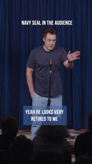 Orny Adams Instagram - So cool to have a Navy Seal in the audience last night @comedyandmagicclub. #navy #navyseals #standup #crowdwork #comedy