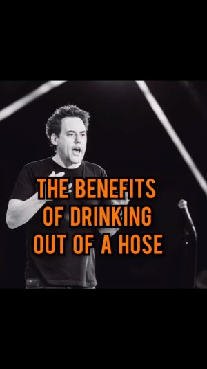 Orny Adams Instagram - How drinking out of a hose saved my life! Watch my full MORE THAN LOUD comedy special on youtube *Links in Bio* #OrnyAdams #MoreThanLoud  #comedyspecial #StandupComedy #laughing