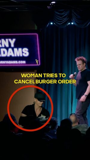 Orny Adams Instagram - At my shows the customer is always right. And I will defend them to the very end. #burger #sarasota #waitress #comedyclub #standup #crowdwork #comedy