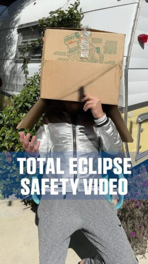 Orny Adams Instagram - You must take vision safety seriously when watching the eclipse. #eclipse #solareclipse #solareclipse2024