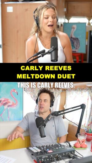 Orny Adams Instagram - Carly Reeves duets her own meltdown on @claimtofameabc. Carly my guest this week on my WHAT’S WRONG WITH ORNY ADAMS podcast. Audio everywhere, video on youtube. Links in bio. #claimtofame #tomhanks  #realityshow #meltdown