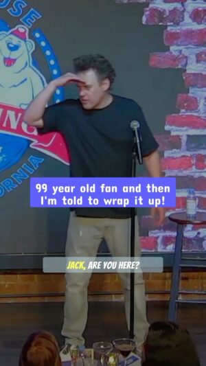 Orny Adams Instagram - My 99 year old fan comes to a show and then I’m embarrassed when I’m told to get off stage at 70 minutes.