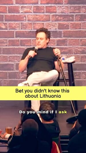 Orny Adams Instagram - Things you can learn at one of my stand up shows. Tour schedule at ornyadams.com. #Lithuiana #stanupcomedy #crowdwork