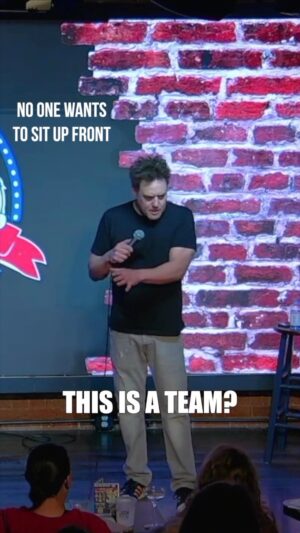 Orny Adams Instagram - Nobody wants to sit in the front row of my shows! Come see a show and have the courage to sit up front! Link in bio.