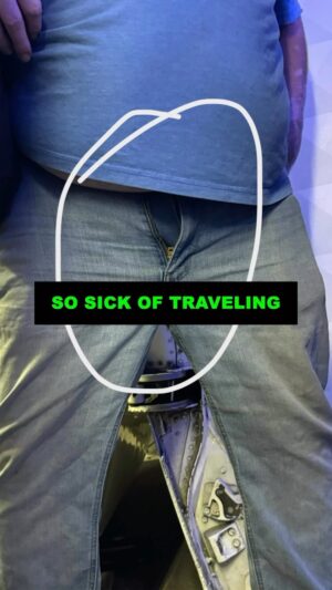 Orny Adams Instagram - Everything is wrong with flying. #podcast #whatswrongwithornyadams #waterfountain #airport #flying #zipper