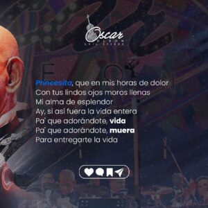 Oscar D'León Instagram - Yo gastaría lo que quieras
Vida mía, dame tu amor, tu amor
#Dedícala #Sabrosooo
