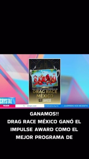 Óscar Madrazo Instagram - DRAG RACE MEXICO gano el IMPULSE AWARD 🏆💋
Mejor programa entretenimiento #LGBTIQ   #dragracemexico #MTV #Paramount   #WOWpresentsplus #oscarmadrazo #showbizmadrazo #ImpulseAwards