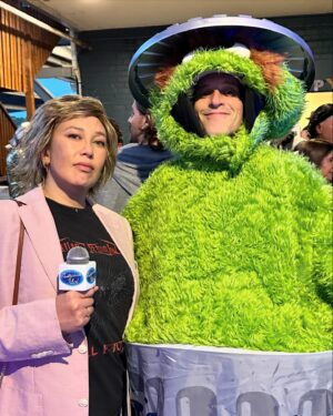 Osher Günsberg Instagram - Swipe to see @audreygriffen’s all-time costume for a fancy dress theme “a celeb with a first name starting with the same letter as yours”. .
I love this woman so much. 
The attention to detail is epic xx