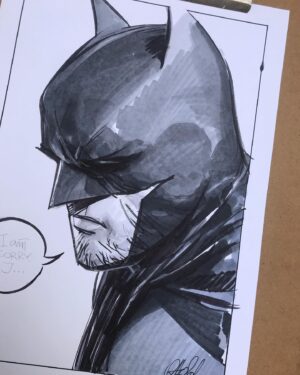 Otto Schmidt Instagram - Daylight Knight of Gotham. #batman #dccomics #coffeeandcopic #art #copicmarkers