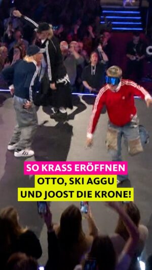 Otto Waalkes Instagram - @ottoause @wer.ist.aggu und @joostklein eröffnen die 1LIVE Krone 2023 mit ihrem Hit “Friesenjung” und reeeeißen die Hütte ab! 🥵👑

#1LIVE #1LIVEKrone #Krone23